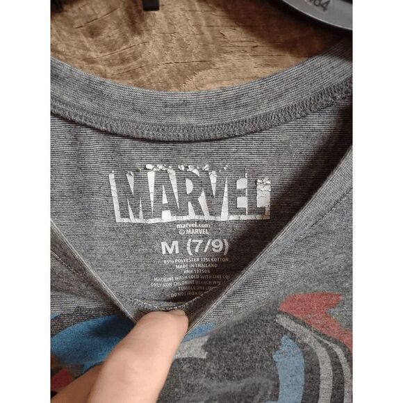Marvel Avengers Juniors Medium (M) Gray Short Sleeve Tshirt - Picture 2 of 3